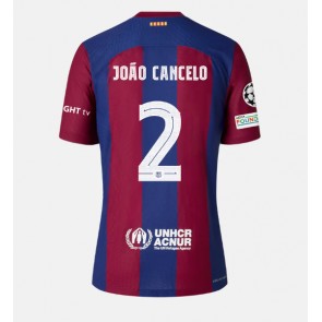 Barcelona Joao Cancelo #2 Koszulka Podstawowych 2023-24 Krótki Rękaw